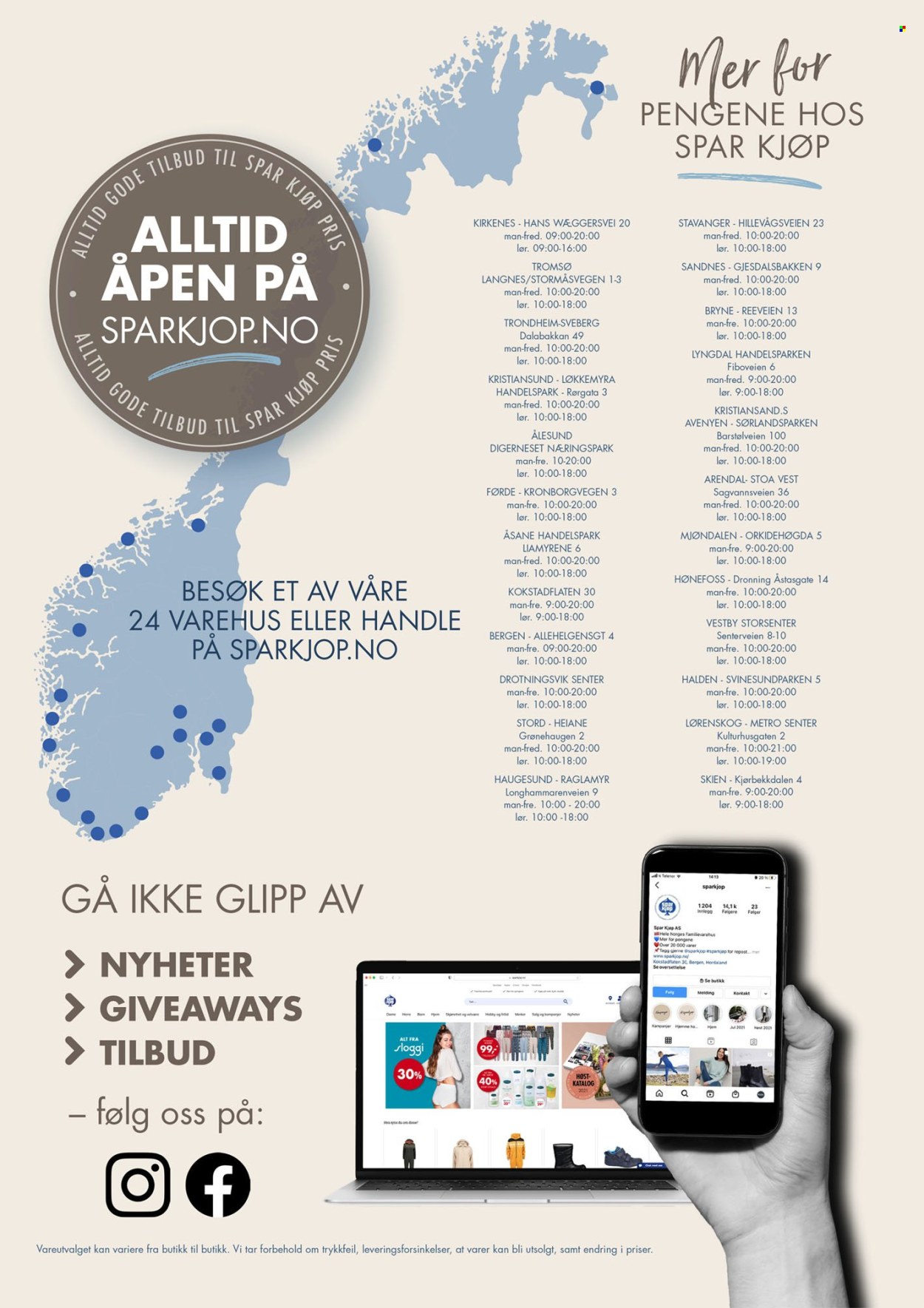 Sparkjøp -kundeavis . Side 29.