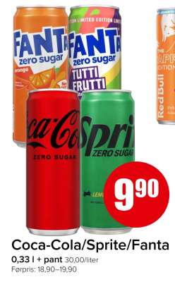 Coca-Cola/Sprite/Fanta