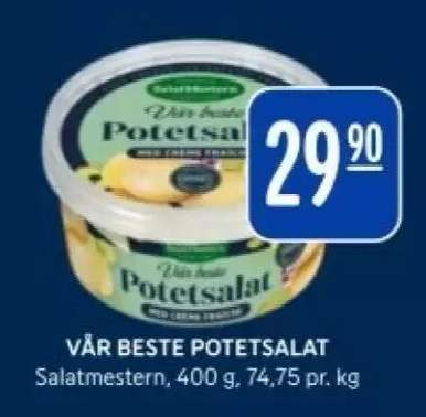 VÅR BESTE POTETSALAT