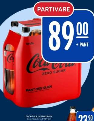Coca-Cola Zero Sugar 6x1.5L