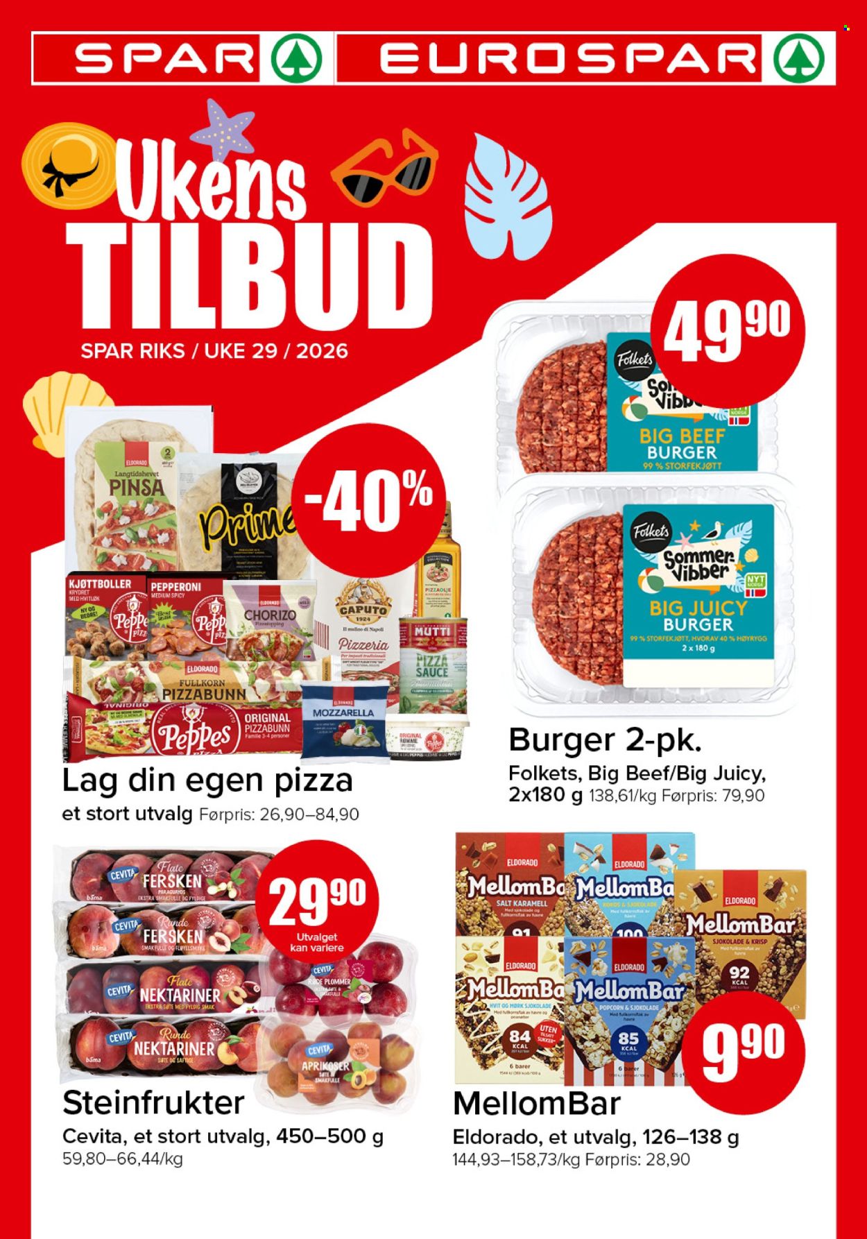 SPAR -kundeavis  - 13.07.2026 - 19.07.2026. Side 1. Side 1