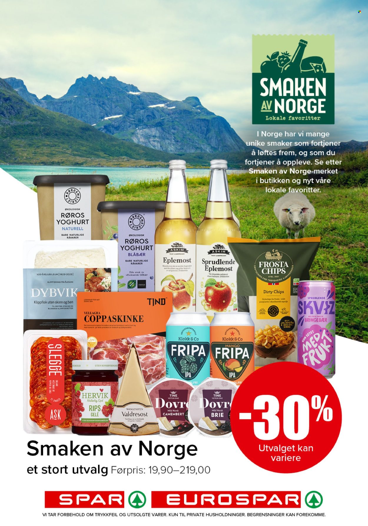 SPAR -kundeavis  - 13.07.2026 - 19.07.2026. Side 2. Side 2