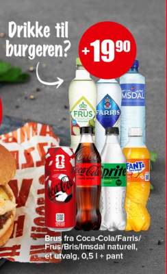 Brus fra Coca-Cola/Farris/Frus/Bris/Imsdal