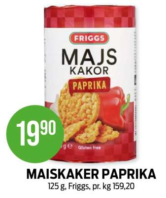 MAISKAKER PAPRIKA