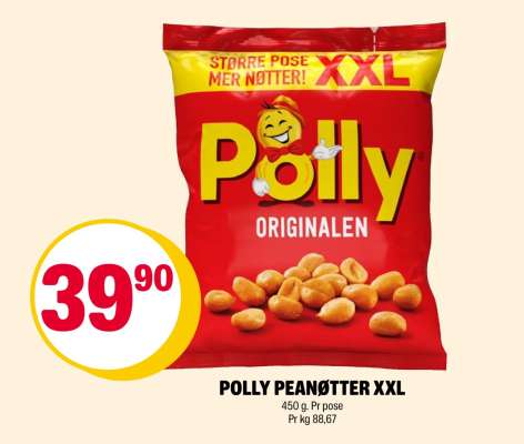 POLLY PEANØTTER XXL