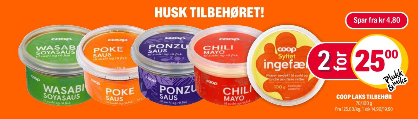 COOP LAKS TILBEHØR
