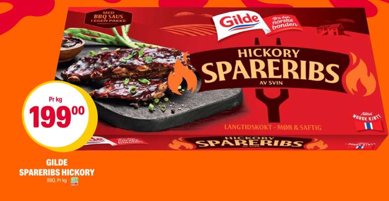 GILDE SPARERIBS HICKORY