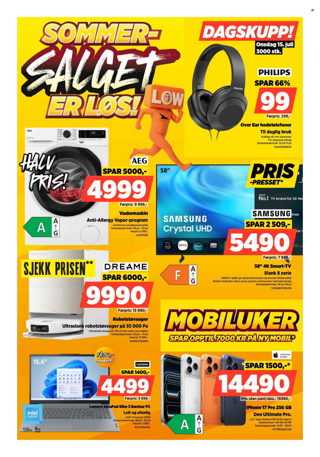 Power -kundeavis  - 13.07.2026 - 19.07.2026. Side 1. Side 1