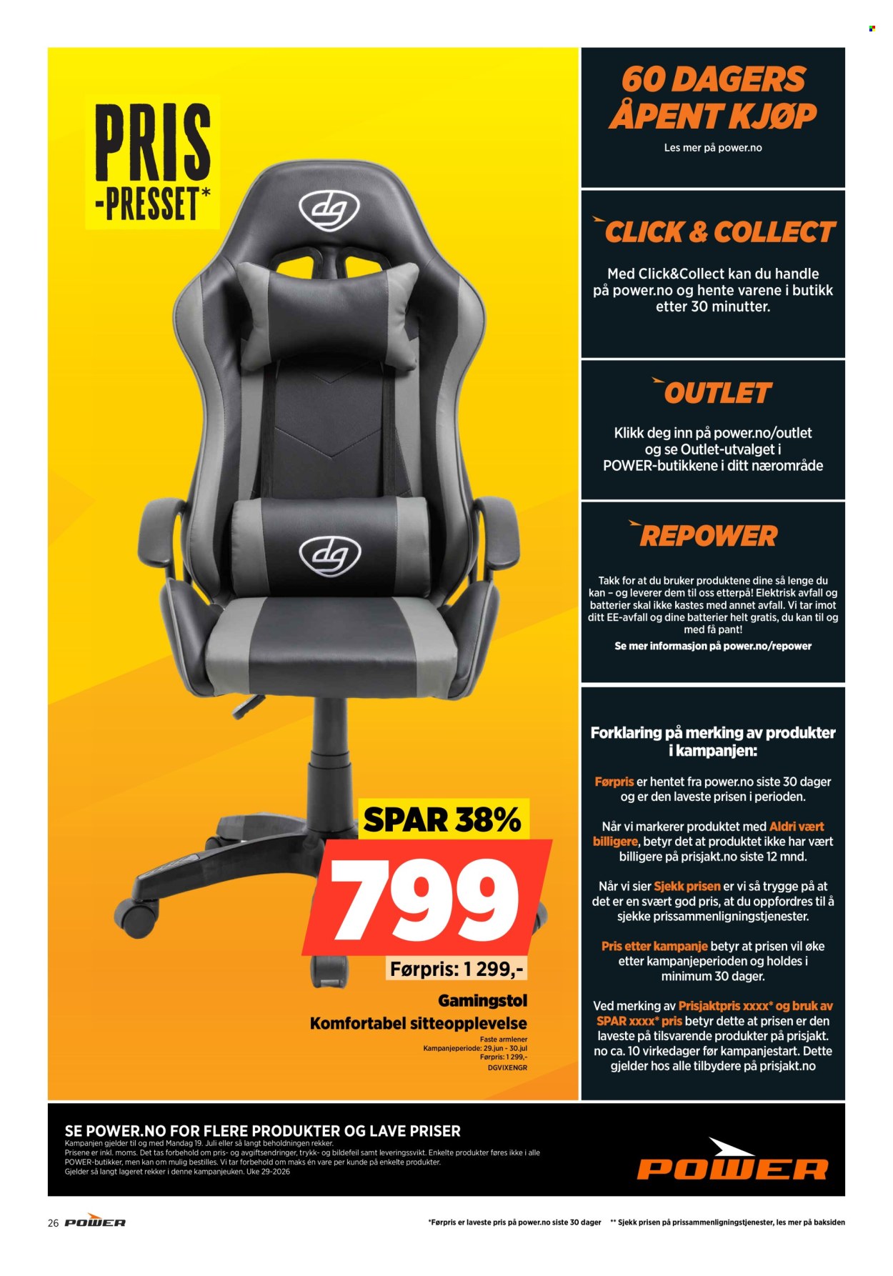 Power -kundeavis  - 13.07.2026 - 19.07.2026. Side 26. Side 26