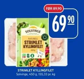 STRIMLET KYLLINGFILET