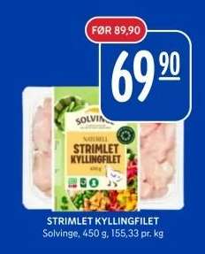STRIMLET KYLLINGFILET