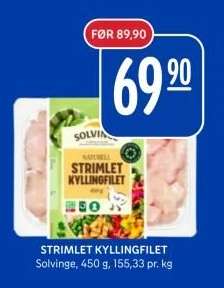STRIMLET KYLLINGFILET