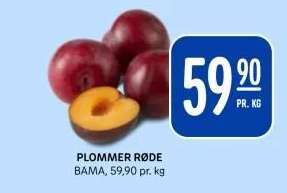 PLOMMER RØDE