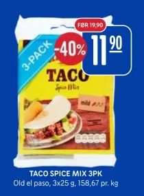 TACO SPICE MIX 3PK