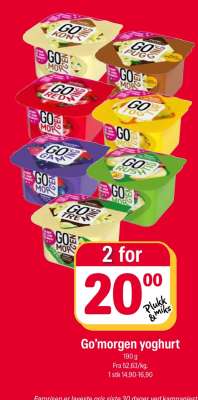 GO’ MORGEN YOGHURT