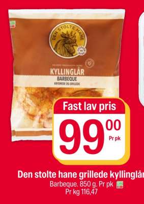 Den Stolte Hane grillede kyllinglår