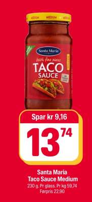 Santa Maria Taco Sauce Medium