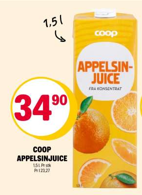 COOP APPELSINJUICE
