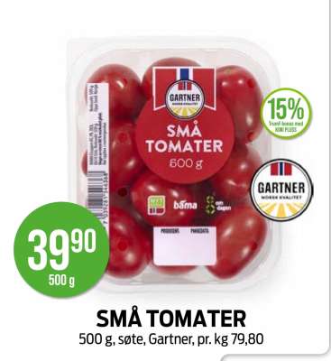 Små tomater