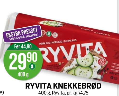 RYVITA KNEKKEBRØD