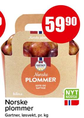 Norske plommer