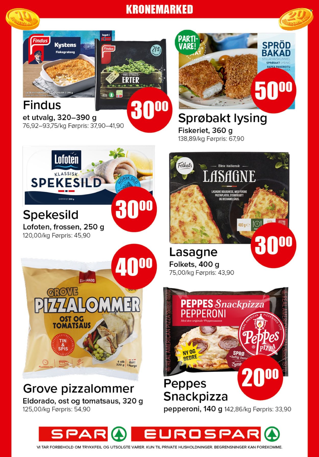 SPAR -kundeavis  - 19.10.2026 - 25.10.2026. Side 4. Side 4