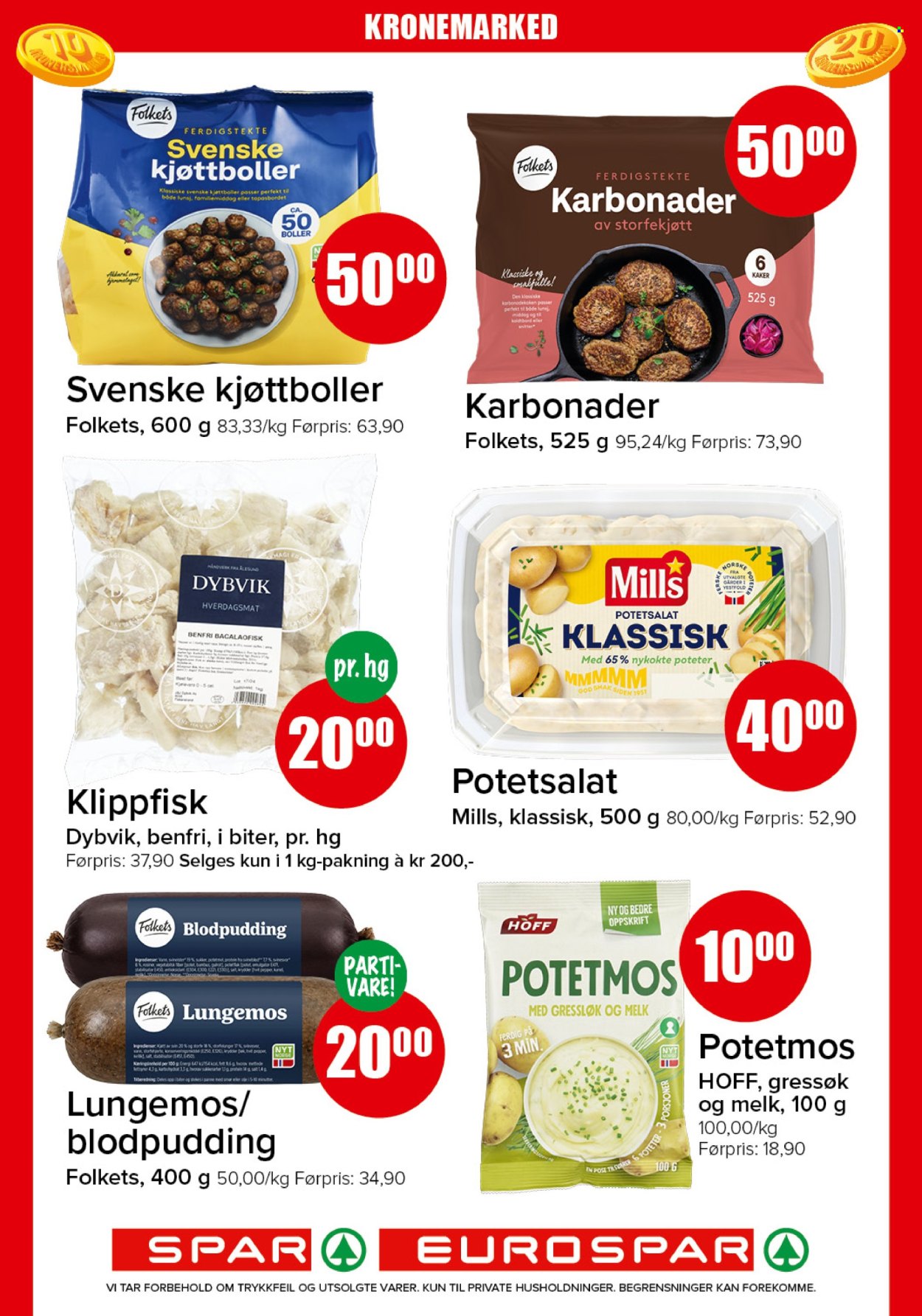 SPAR -kundeavis  - 19.10.2026 - 25.10.2026. Side 5. Side 5