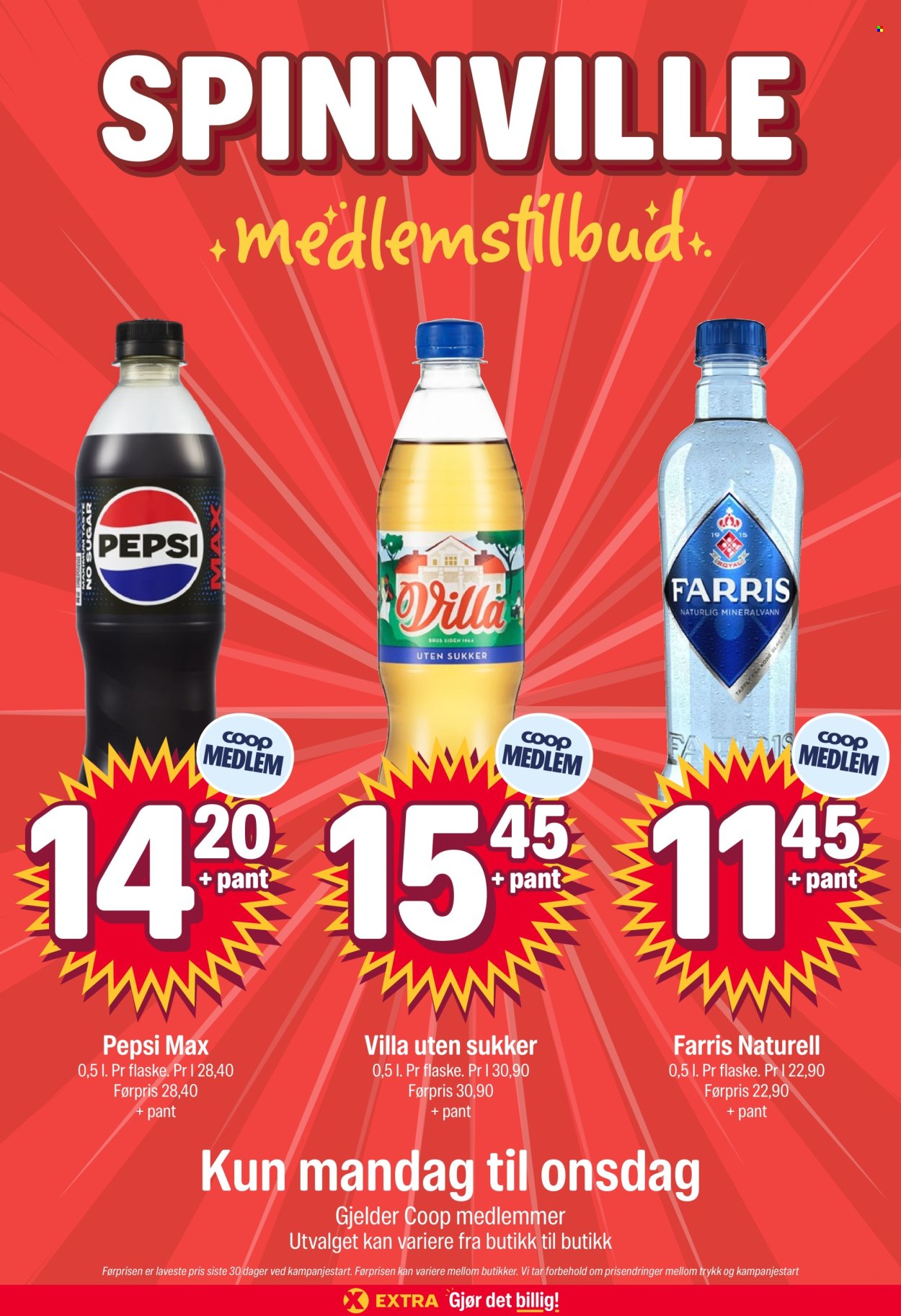 Coop Extra -kundeavis  - 19.10.2026 - 25.10.2026. Side 2. Side 2