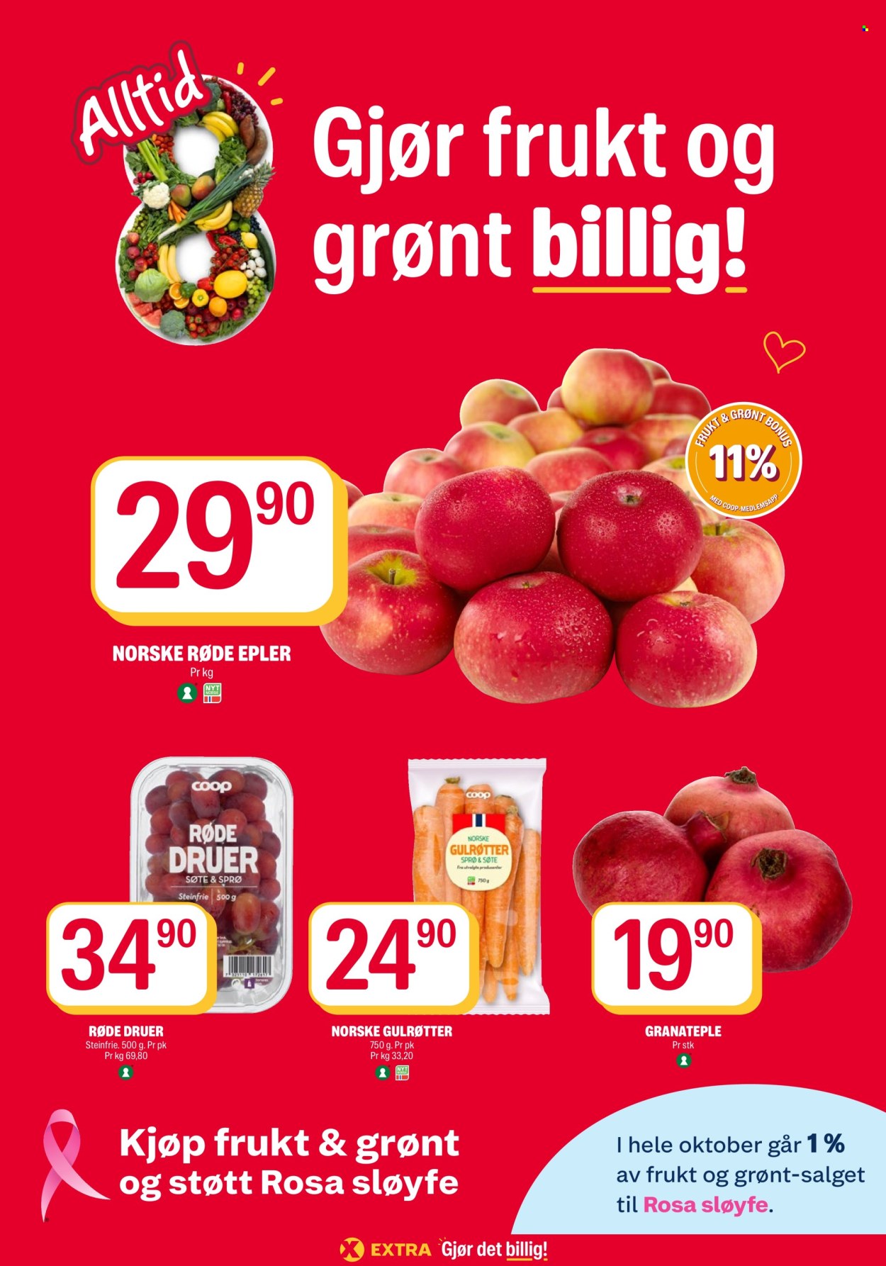 Coop Extra -kundeavis  - 19.10.2026 - 25.10.2026. Side 10. Side 10