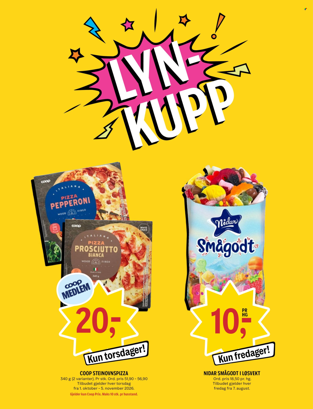 Coop Prix -kundeavis  - 19.10.2026 - 25.10.2026. Side 10. Side 10
