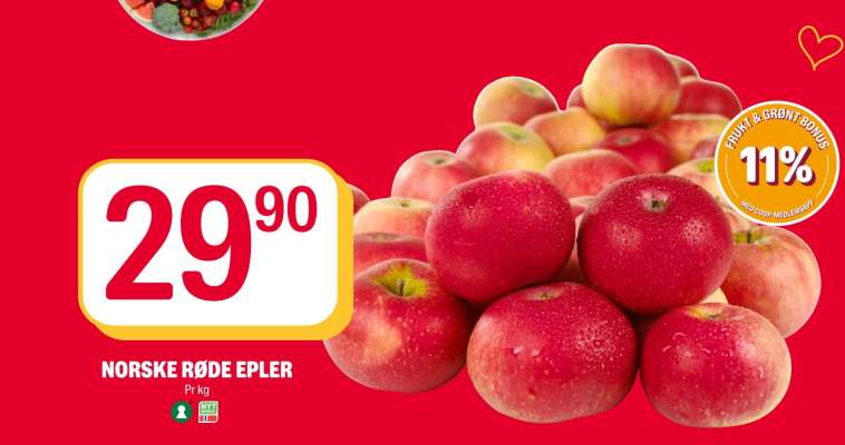 NORSKE RØDE EPLER