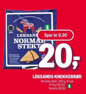 LEKSANDS KNEKKEBRØD