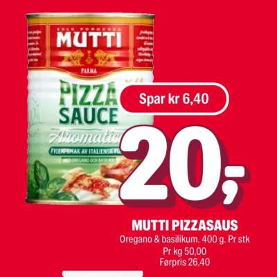 MUTTI PIZZASAUS