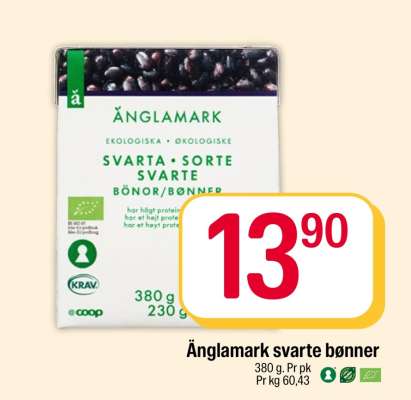 Änglamark svarte bønner