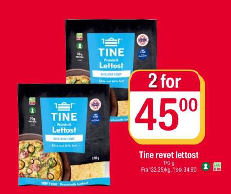 Tine revet lettost