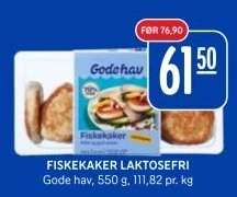 Fiskekaker Laktosefri