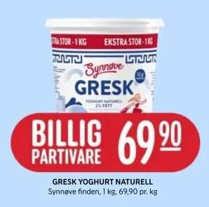 GRESK YOGHURT NATURELL