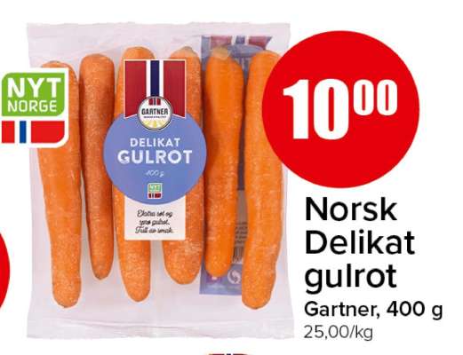 Norsk Delikat gulrot
