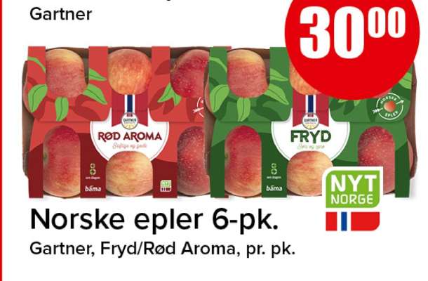 Norske epler 6-pk.