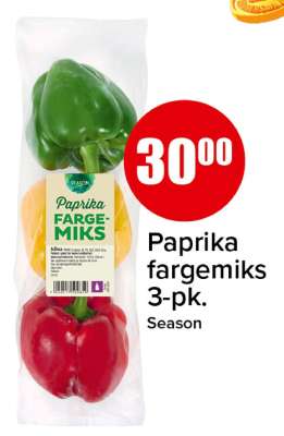 Paprika fargemiks 3-pk.