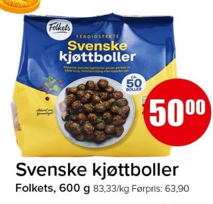SVENSKE KJØTTBOLLER