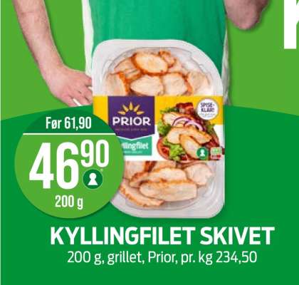 KYLLINGFILET SKIVET