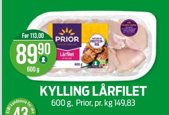 KYLLING LÅRFILET