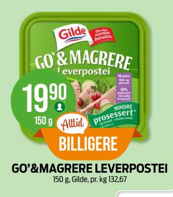 GO'&MAGRERE LEVERPOSTEI