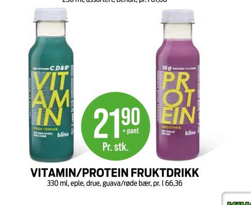 VITAMIN/PROTEIN FRUKTDRIKK