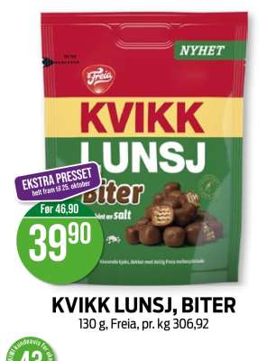 KVIKK LUNSJ BITER