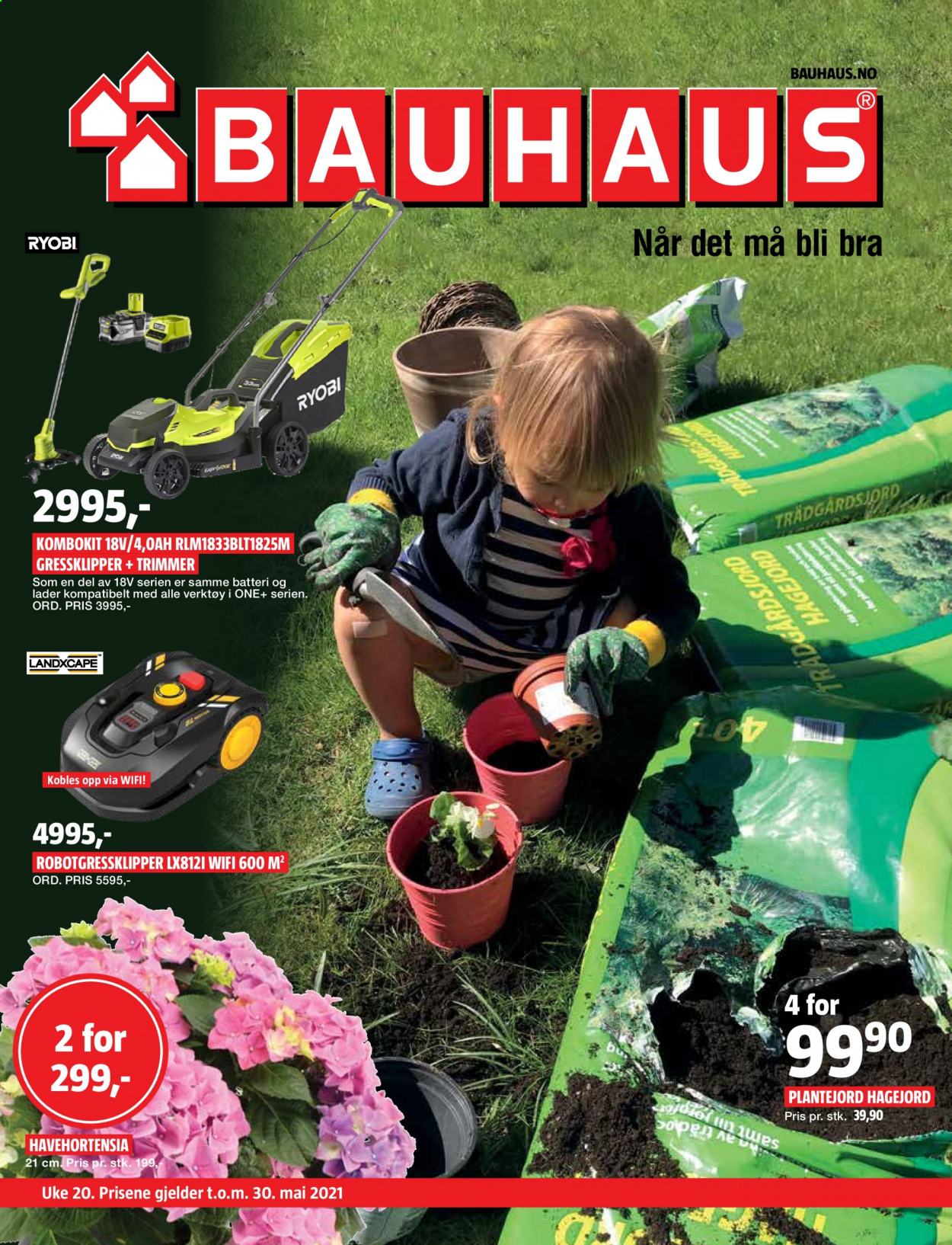 Bauhaus -kundeavis  - 17.05.2021 - 30.05.2021. Side 1.