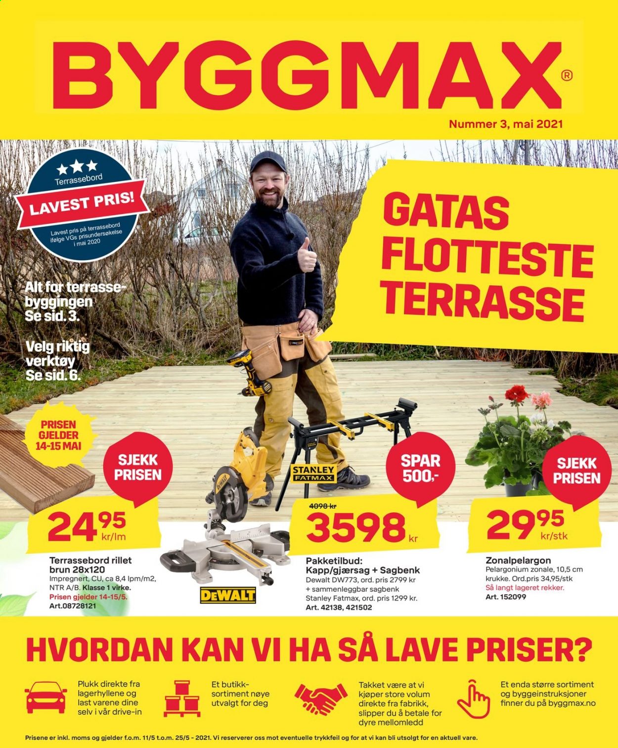 Byggmax -kundeavis  - 11.05.2021 - 25.05.2021. Side 1.