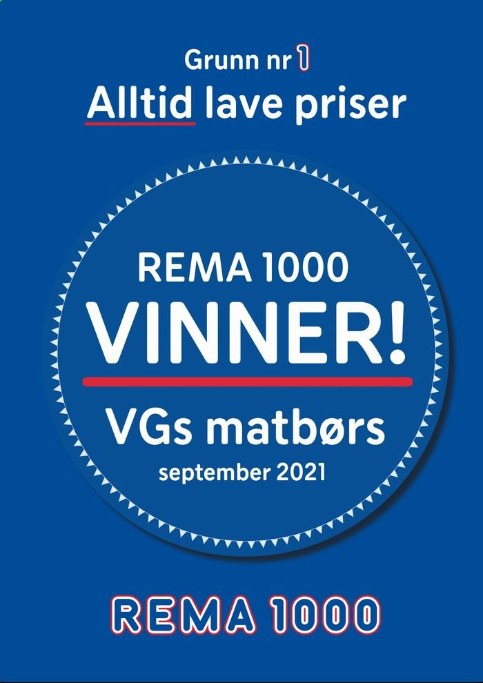 Rema 1000 -kundeavis  - 06.09.2021 - 19.09.2021. Side 13.