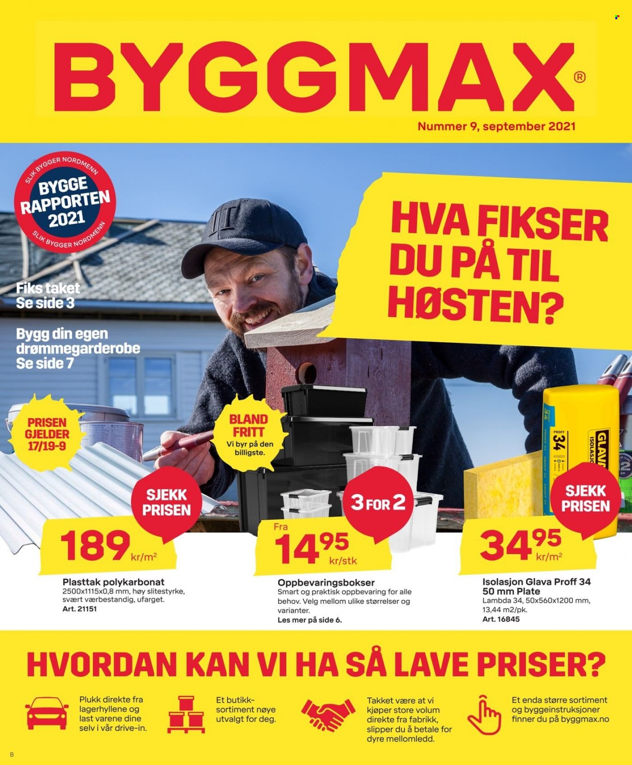 Byggmax -kundeavis  - 14.09.2021 - 28.09.2021. Side 1.